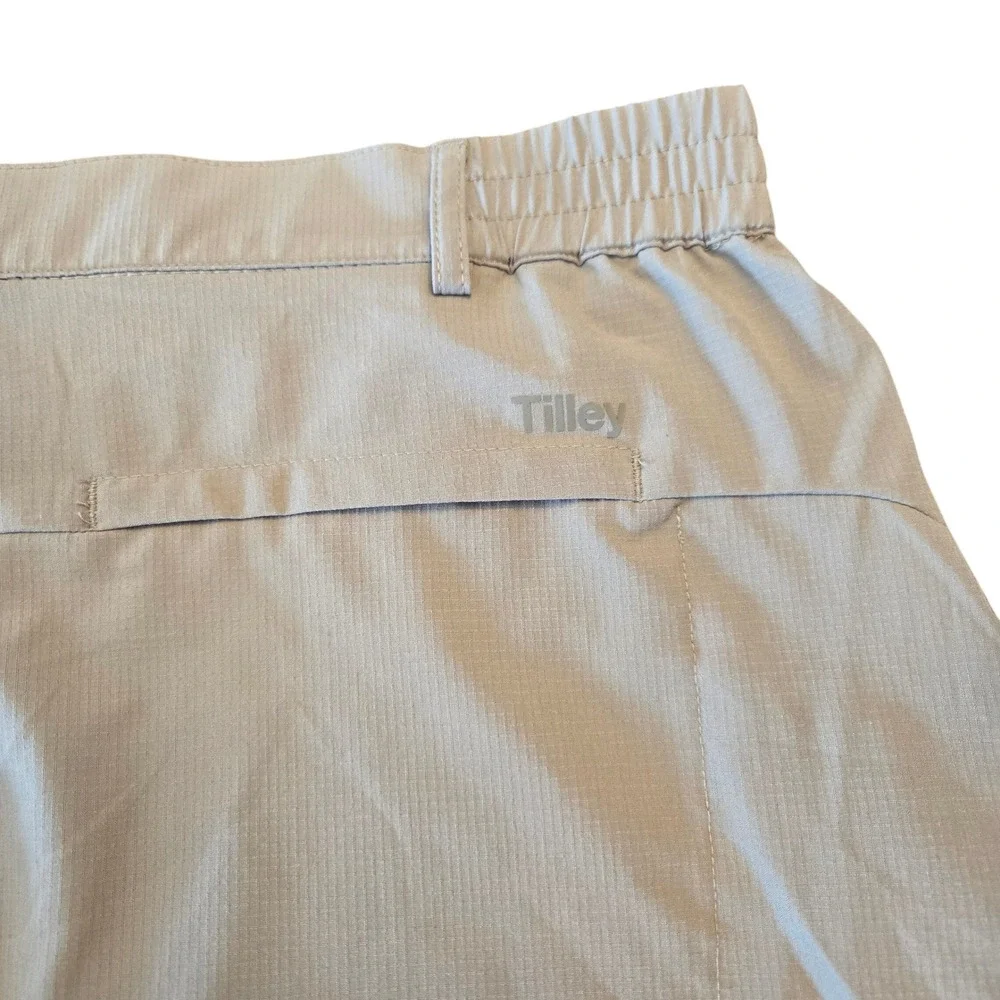Tilley Womens XL Tan Ripstop Active Skort Hiking Golf‎ Travel